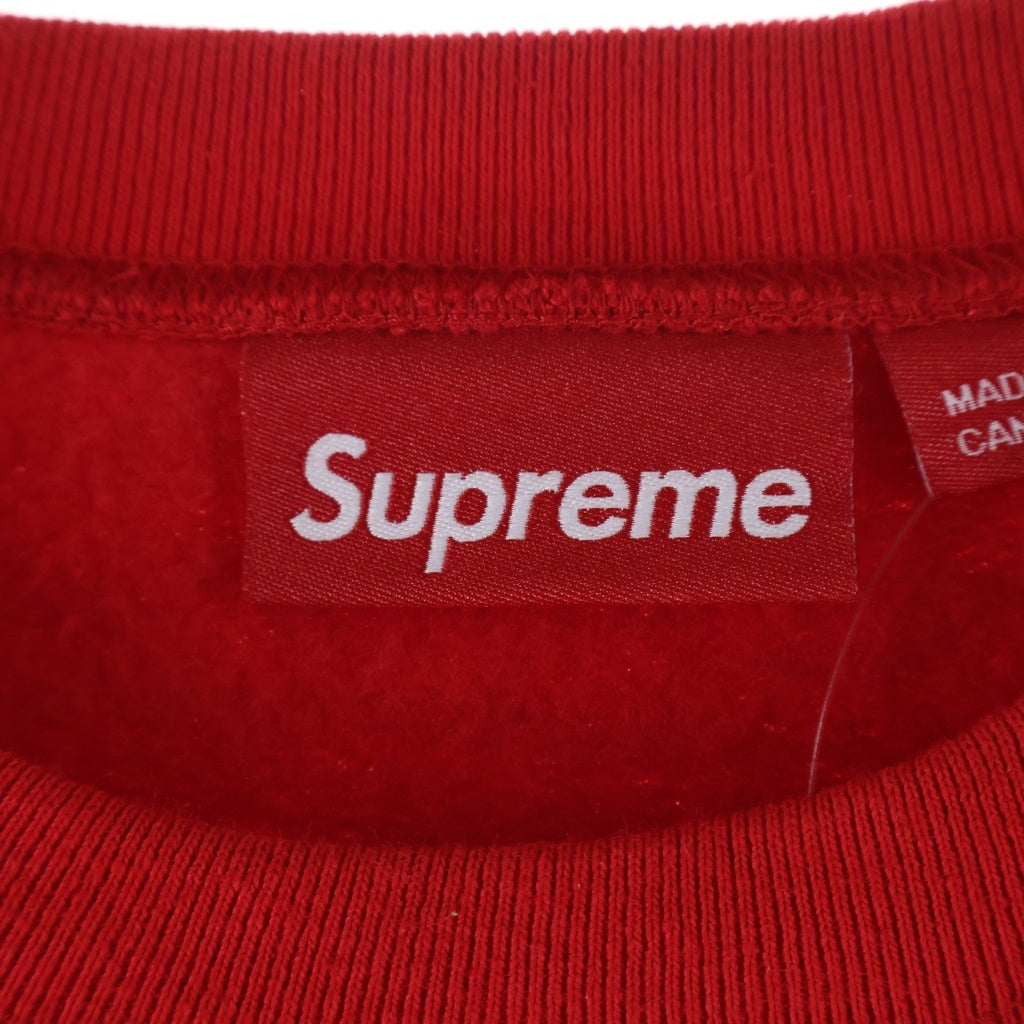 SUPREME(シュプリーム) 24SS Established Crewneck エスタブリッシュド クールネック スウェット トレーナー レッド