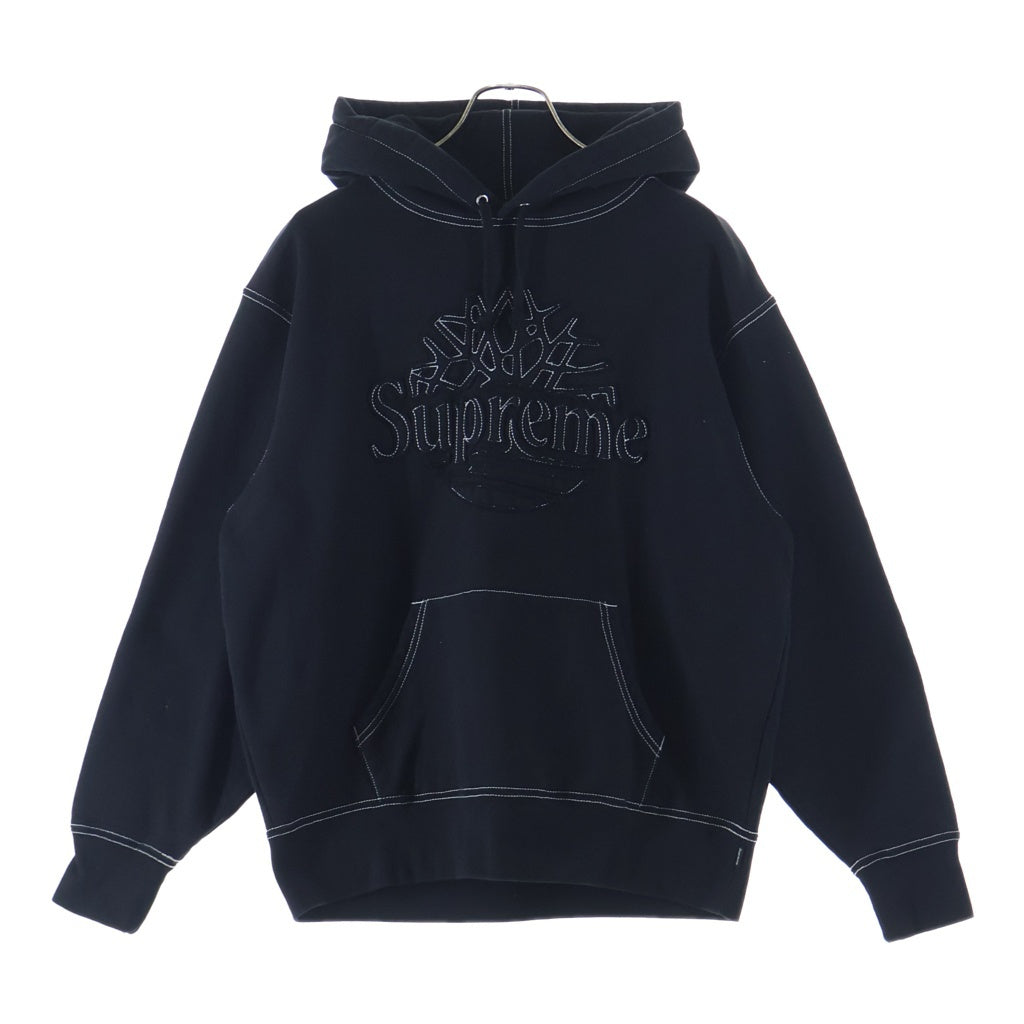 SUPREME(シュプリーム) 23SS×Timberland Hooded Sweatshirt ティンバーランド フーデッド スウェットシャツ プルオーバーパーカー ブラック
