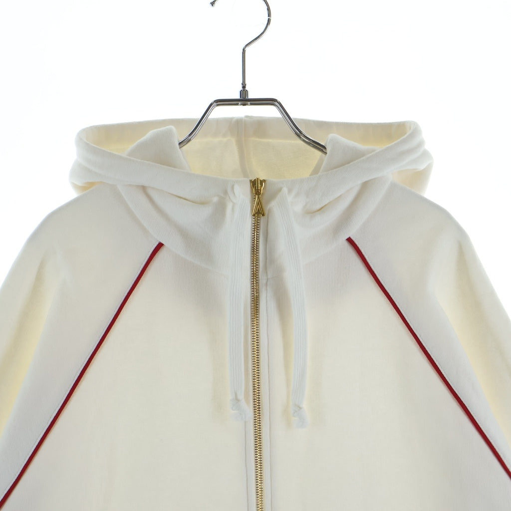 GUCCI(グッチ) ウェブ ストライプ ハーフジップ プルオーバー スウェット パーカー ホワイト 645320 XJDAK