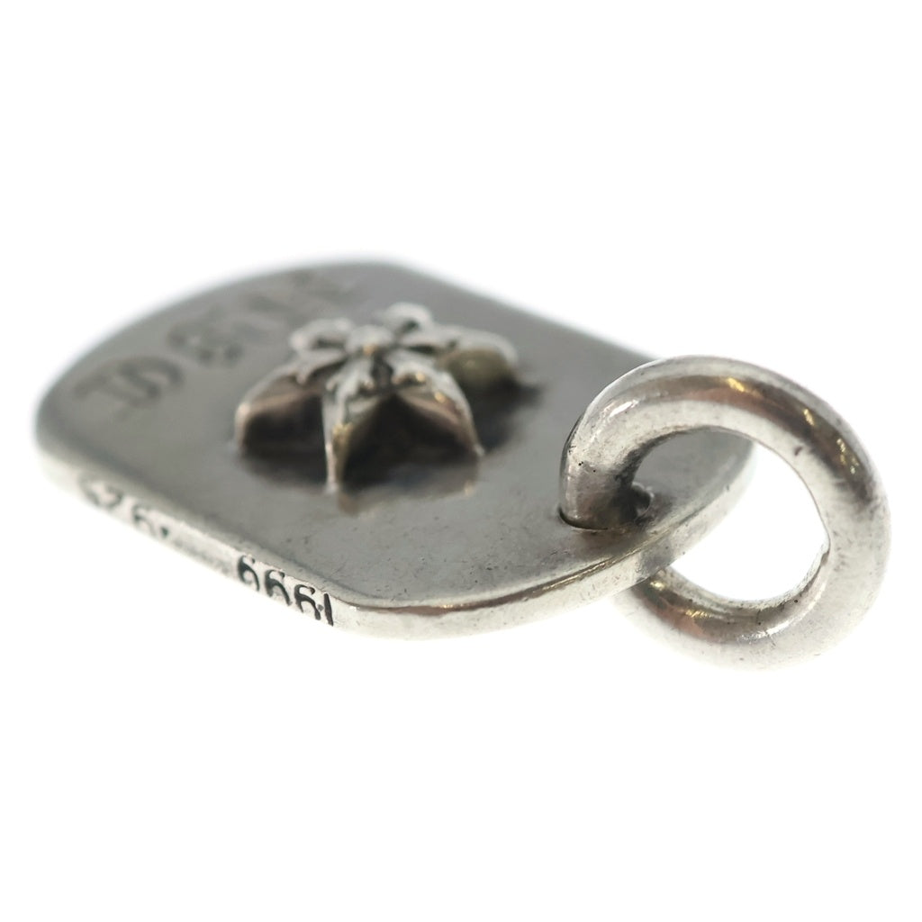 CHROME HEARTS(クロムハーツ) RAISED STAR DOGTAG NYC限定 レイズドスター ドッグタグ ペンダントトップ シルバー