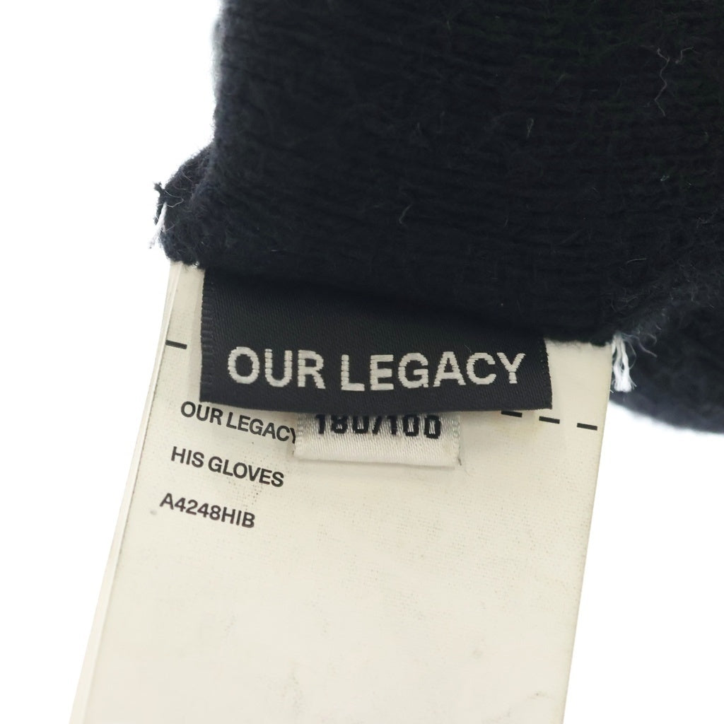OUR LEGACY(アワーレガシー) HIS GLOBE レザーグローブ ブラック