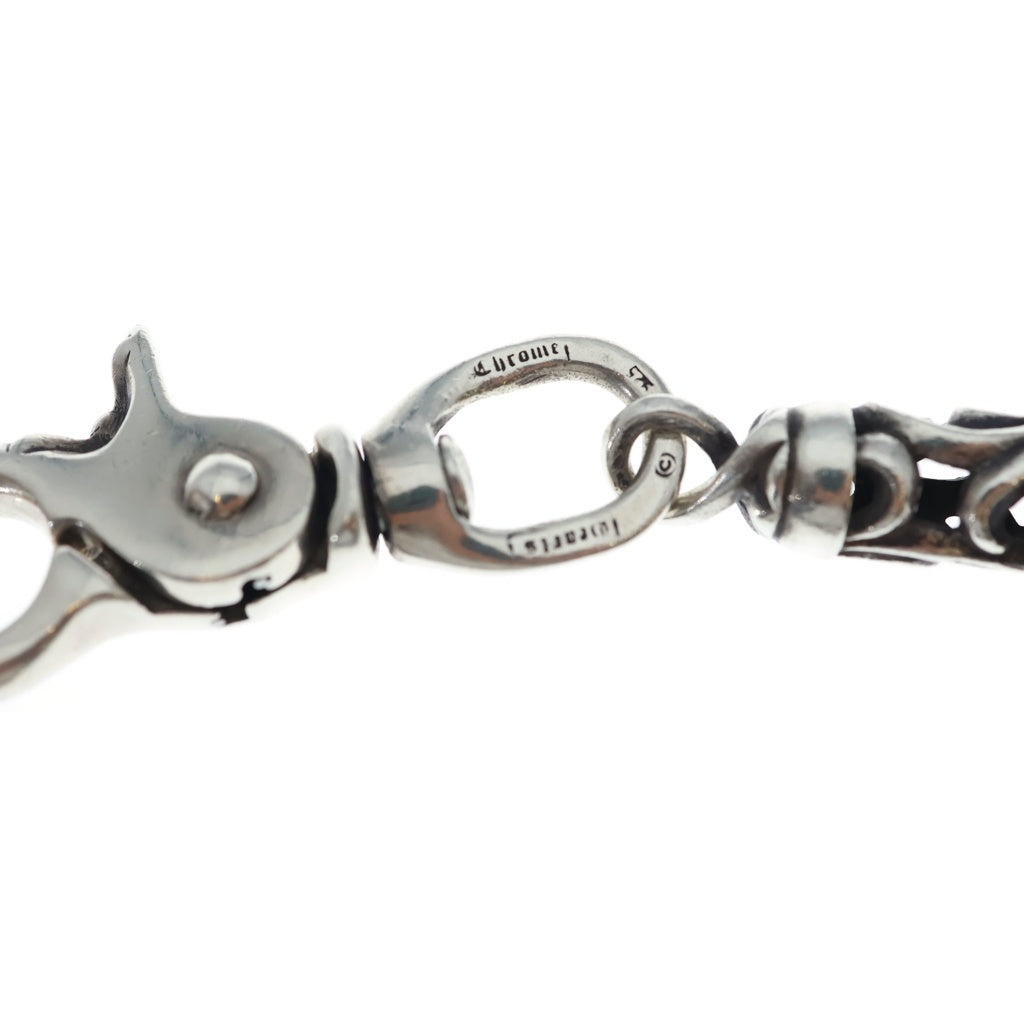 CHROME HEARTS(クロムハーツ) ROLLER 9LINK 2クリップ ローラー 9リンク ウォレットチェーン シルバー