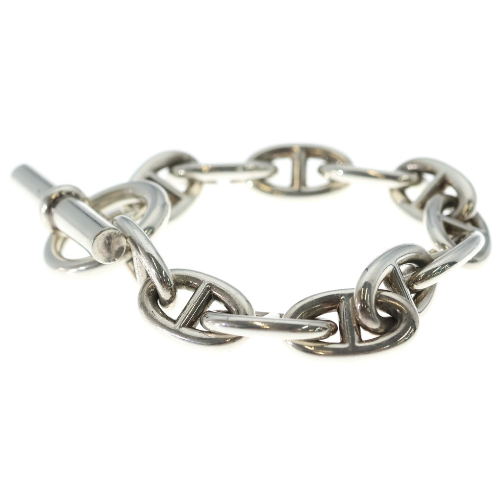 HERMES(エルメス) Chaine d'Ancre TGM シェーヌダンクルTGM 12コマ チェーンブレスレット シルバー レディース