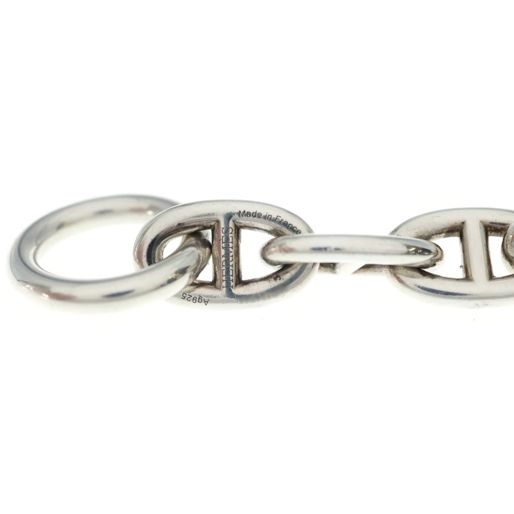 HERMES(エルメス) Chaine d'Ancre TGM シェーヌダンクルTGM 12コマ チェーンブレスレット シルバー レディース