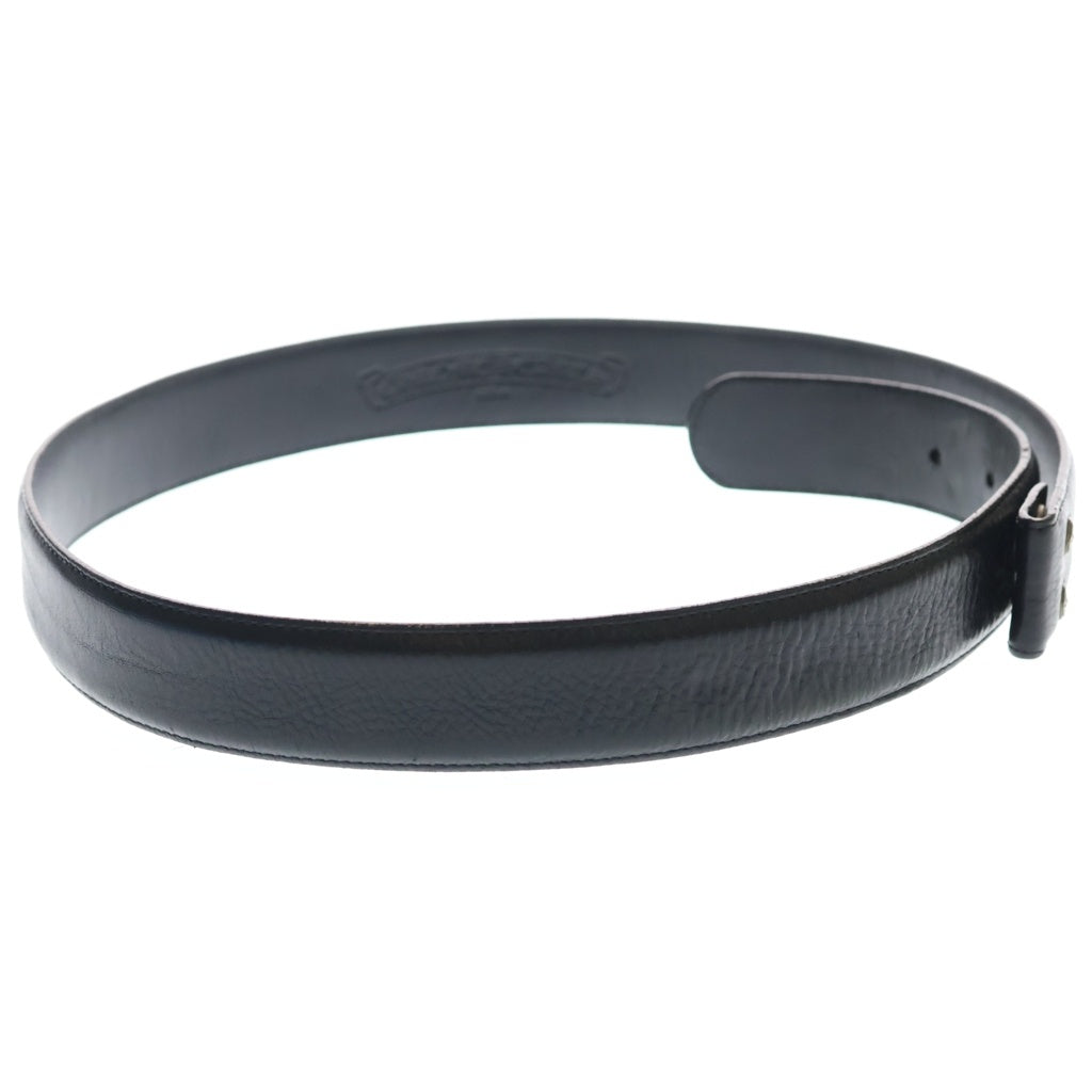 CHROME HEARTS(クロムハーツ) 1.5 STRAP 1.5インチ ホースシューリベッツ レザーベルトストラップ ブラック