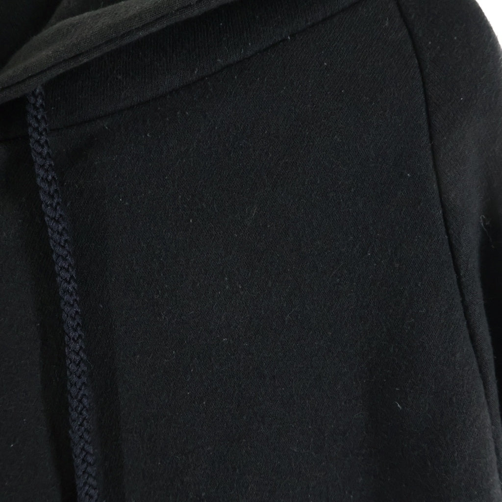 CHROME HEARTS(クロムハーツ) OLD THRML SWTSHRT HD ZIP 裏地サーマルアームロゴ バックホースシュープリント ダガージップアップパーカー ブラック