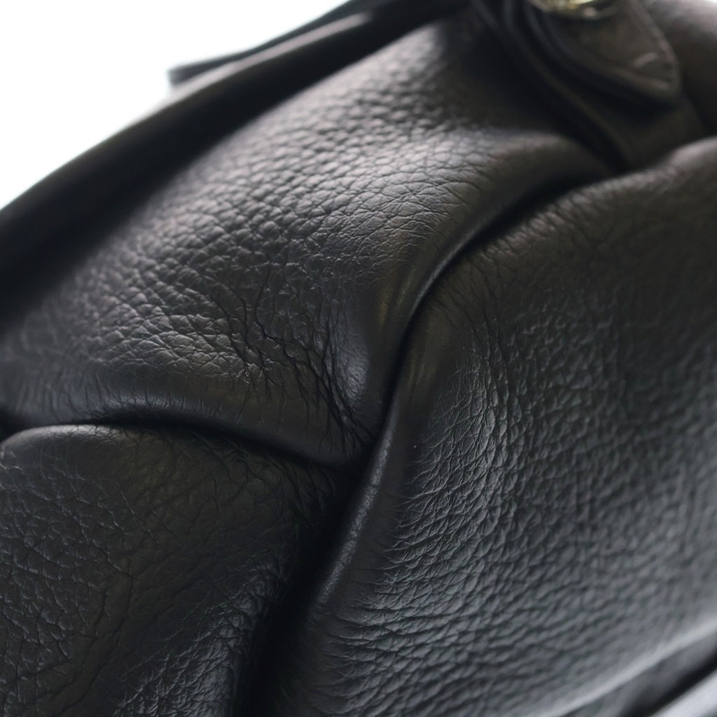 CHROME HEARTS(クロムハーツ) #1 SNAT PACK スナットパック ダガージップ ガンスリンガーベルト レザーウエストバッグ ブラック BCA378
