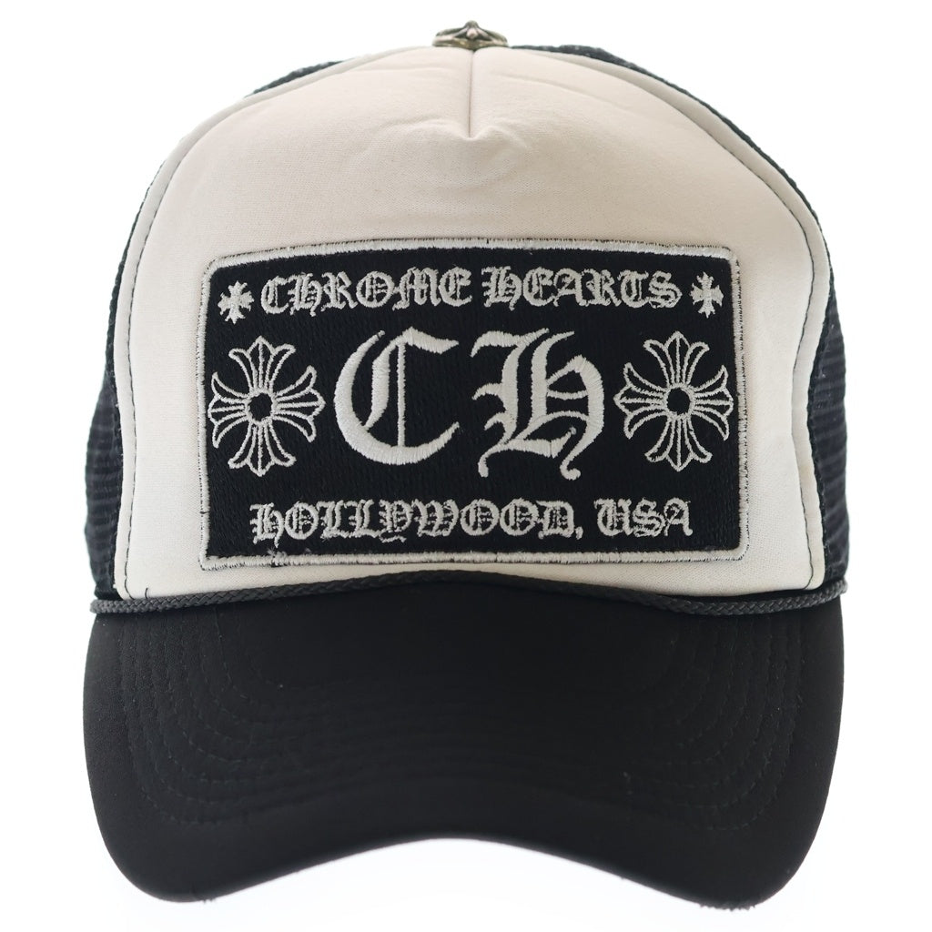 CHROME HEARTS(クロムハーツ) TRUCKER CAP トラッカー メッシュキャップ ホワイト/ブラック