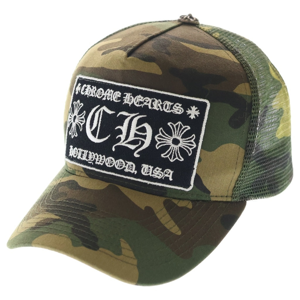 CHROME HEARTS(クロムハーツ) TRUCKER CAP トラッカー メッシュキャップ カモ グリーン