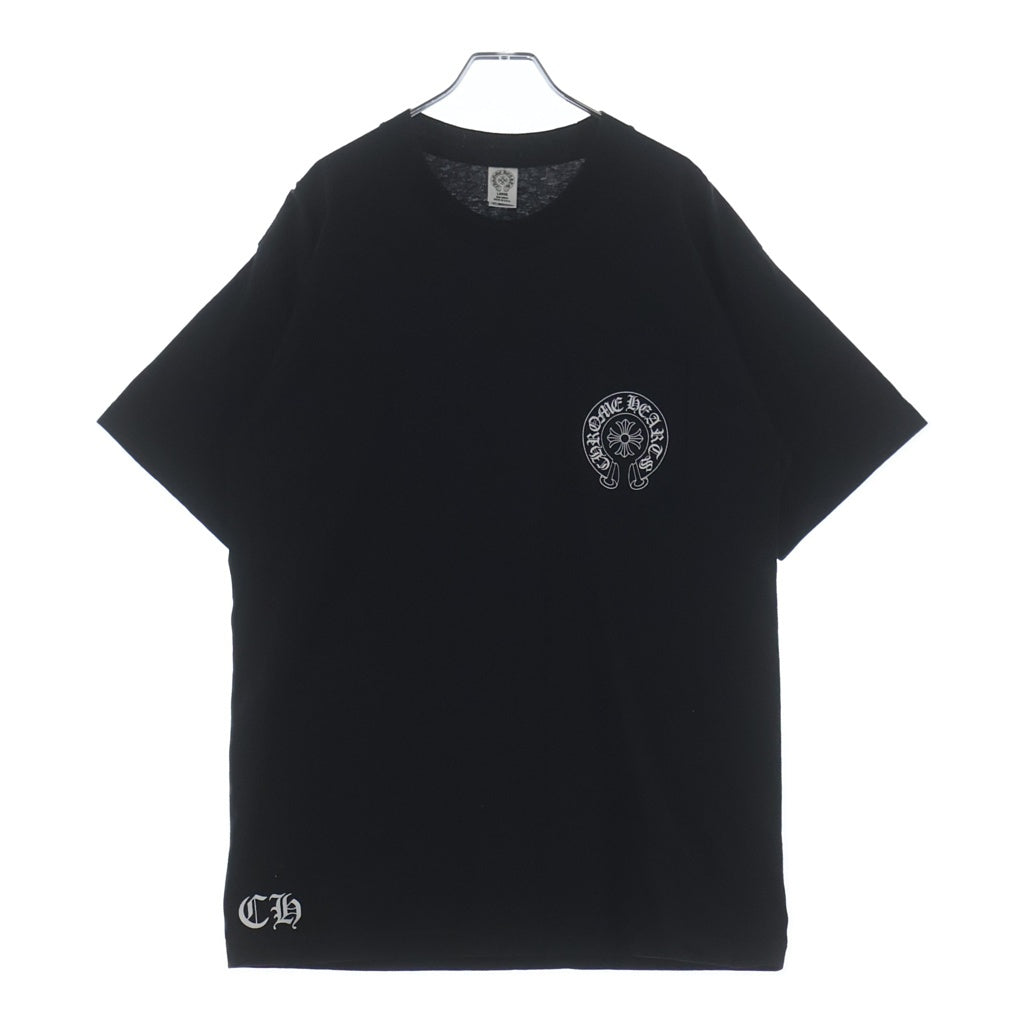 CHROME HEARTS(クロムハーツ) OLD CH T-SHIRT 香港限定 ホースシュープリント Tシャツ ブラック