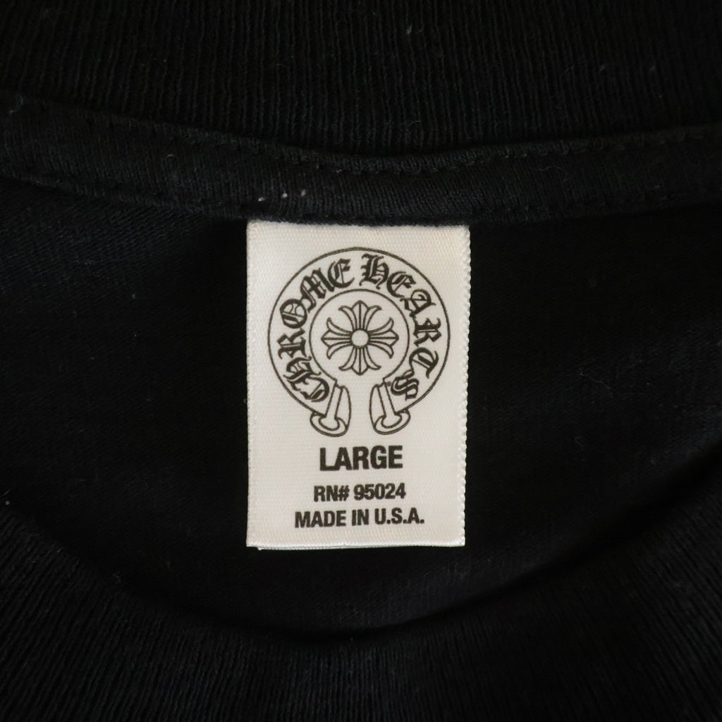 CHROME HEARTS(クロムハーツ) OLD CH T-SHIRT 香港限定 ホースシュープリント Tシャツ ブラック