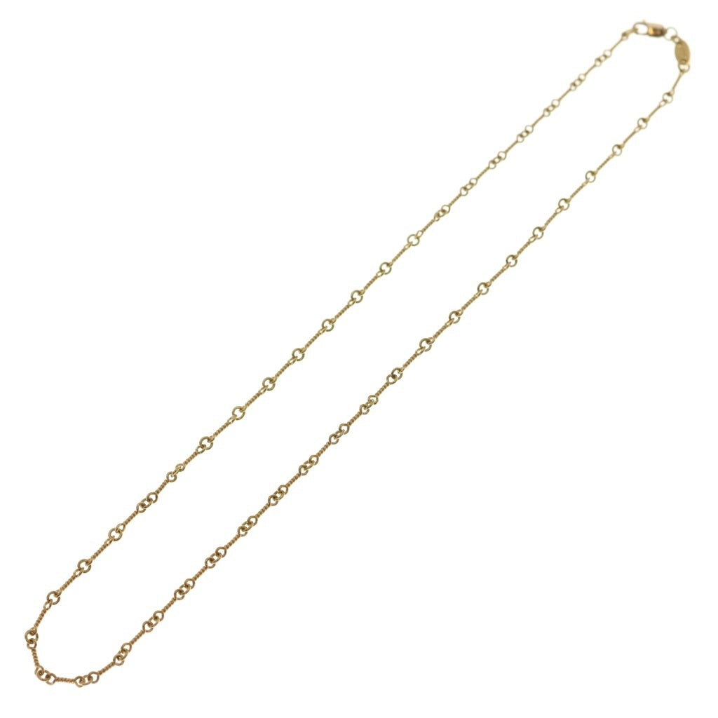 CHROME HEARTS(クロムハーツ) 22K NECKCHAIN T16 ツイストチェーンネックレス 16inch ゴールド BCA013