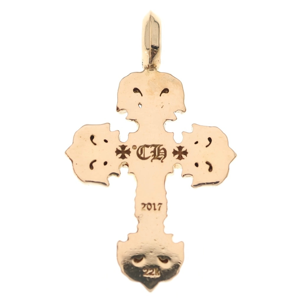 CHROME HEARTS(クロムハーツ) 22K FILIGREE TINY P/DIA タイニーフィリグリークロス PAVEダイヤ ペンダントトップ ゴールド BCA045