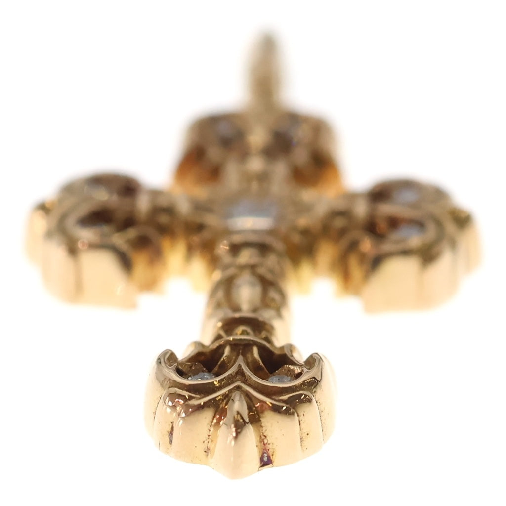 CHROME HEARTS(クロムハーツ) 22K FILIGREE TINY P/DIA タイニーフィリグリークロス PAVEダイヤ ペンダントトップ ゴールド BCA045