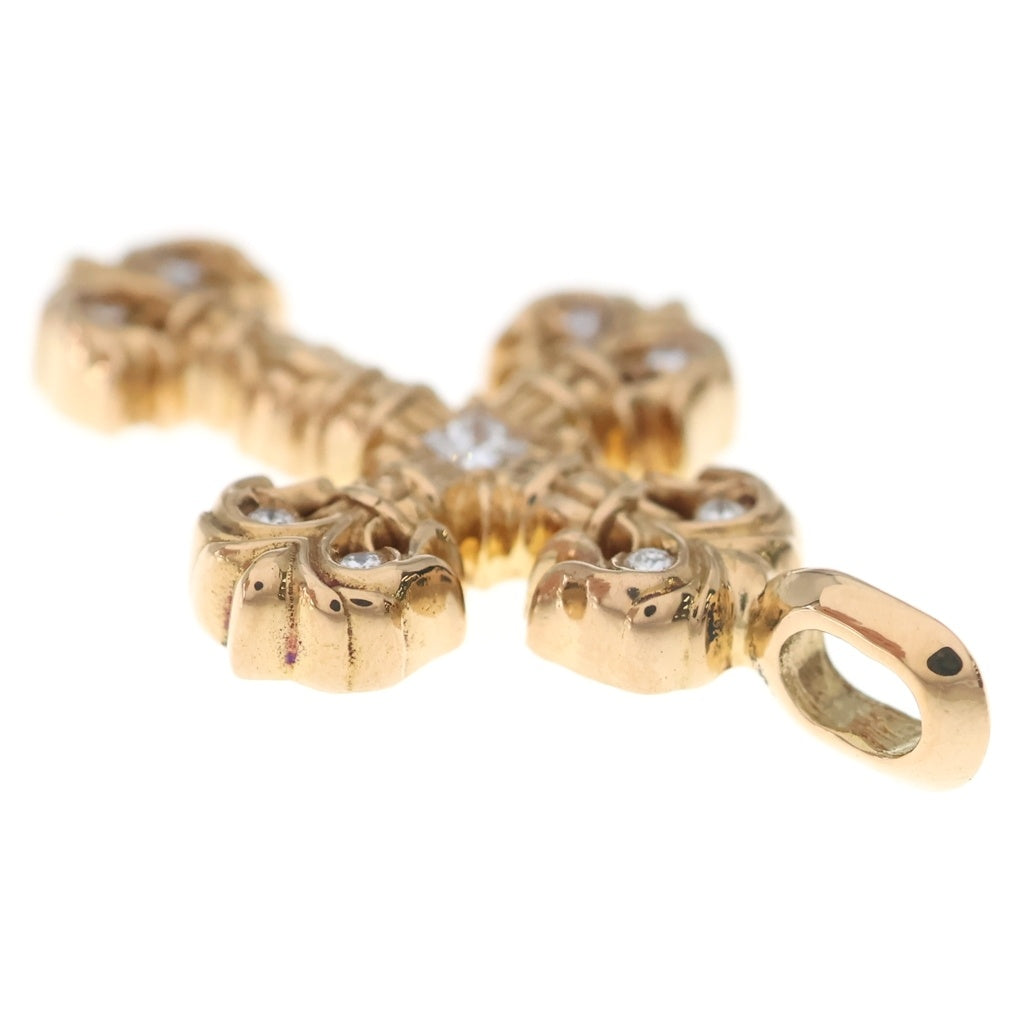 CHROME HEARTS(クロムハーツ) 22K FILIGREE TINY P/DIA タイニーフィリグリークロス PAVEダイヤ ペンダントトップ ゴールド BCA045