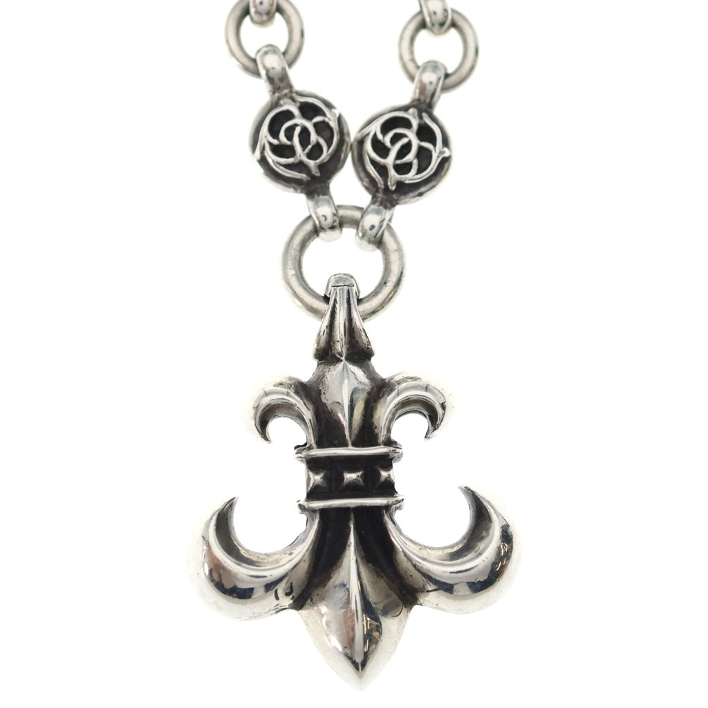 CHROME HEARTS(クロムハーツ) #1フローラルボールチェーン フレア ネックレス シルバー