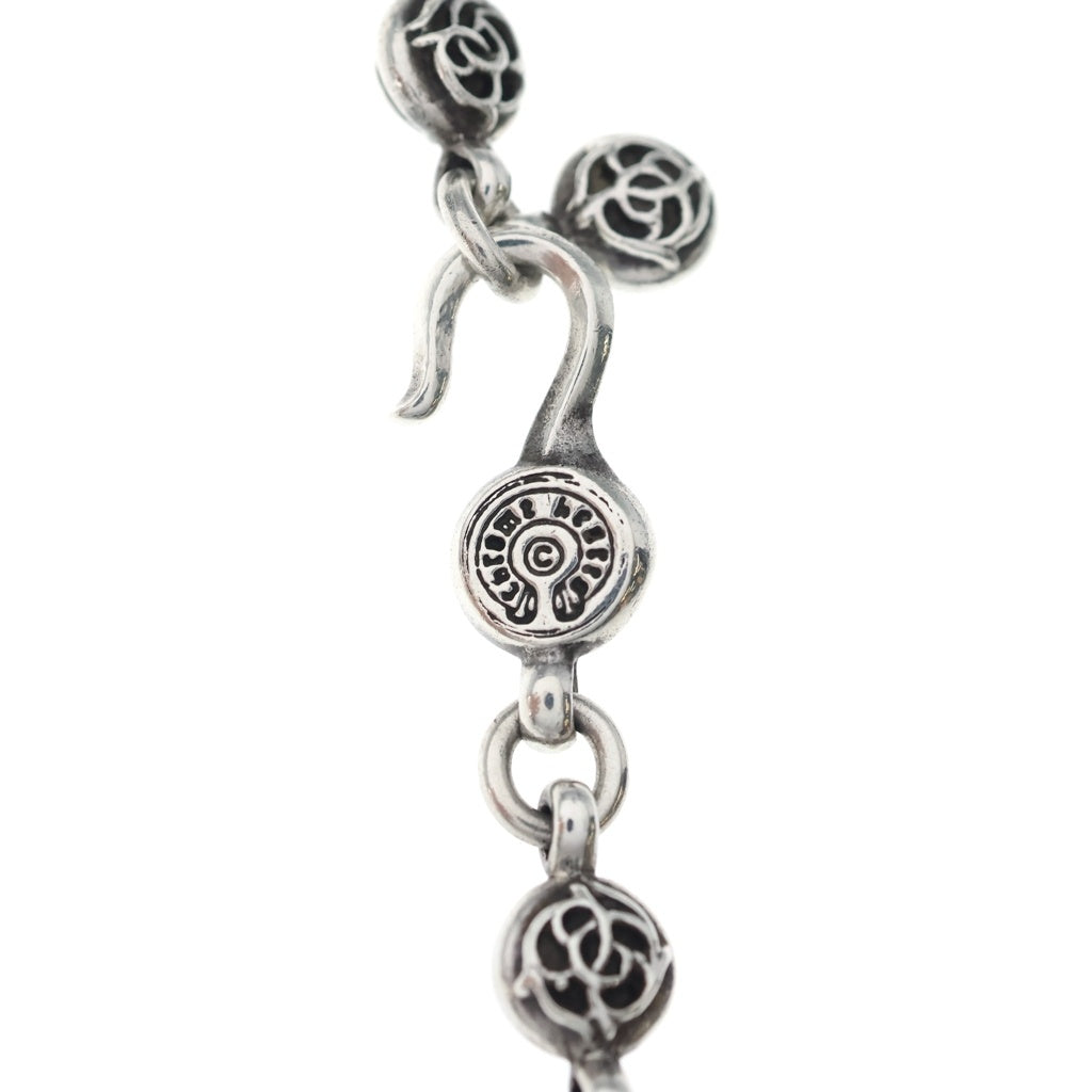 CHROME HEARTS(クロムハーツ) #1フローラルボールチェーン フレア ネックレス シルバー