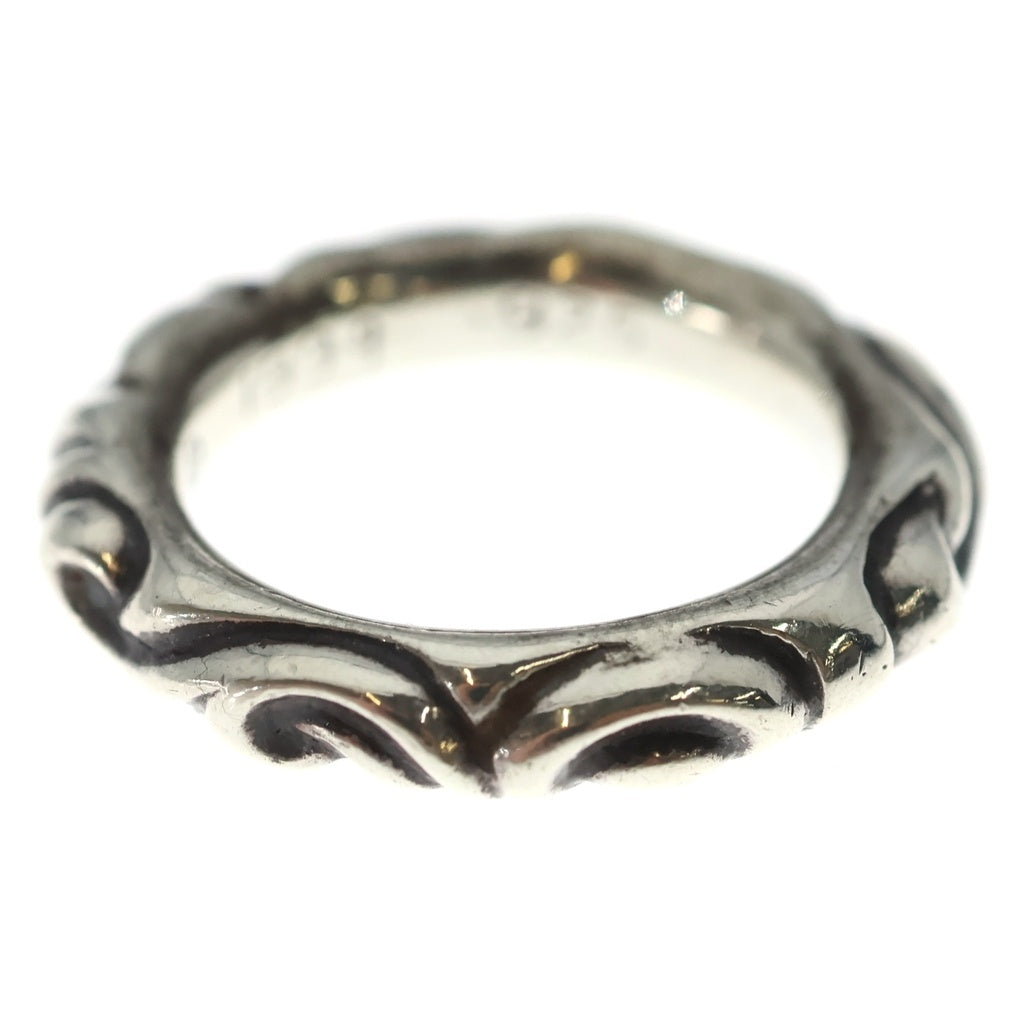 CHROME HEARTS(クロムハーツ) SCRL BAND スクロールバンド リング シルバー BCA351