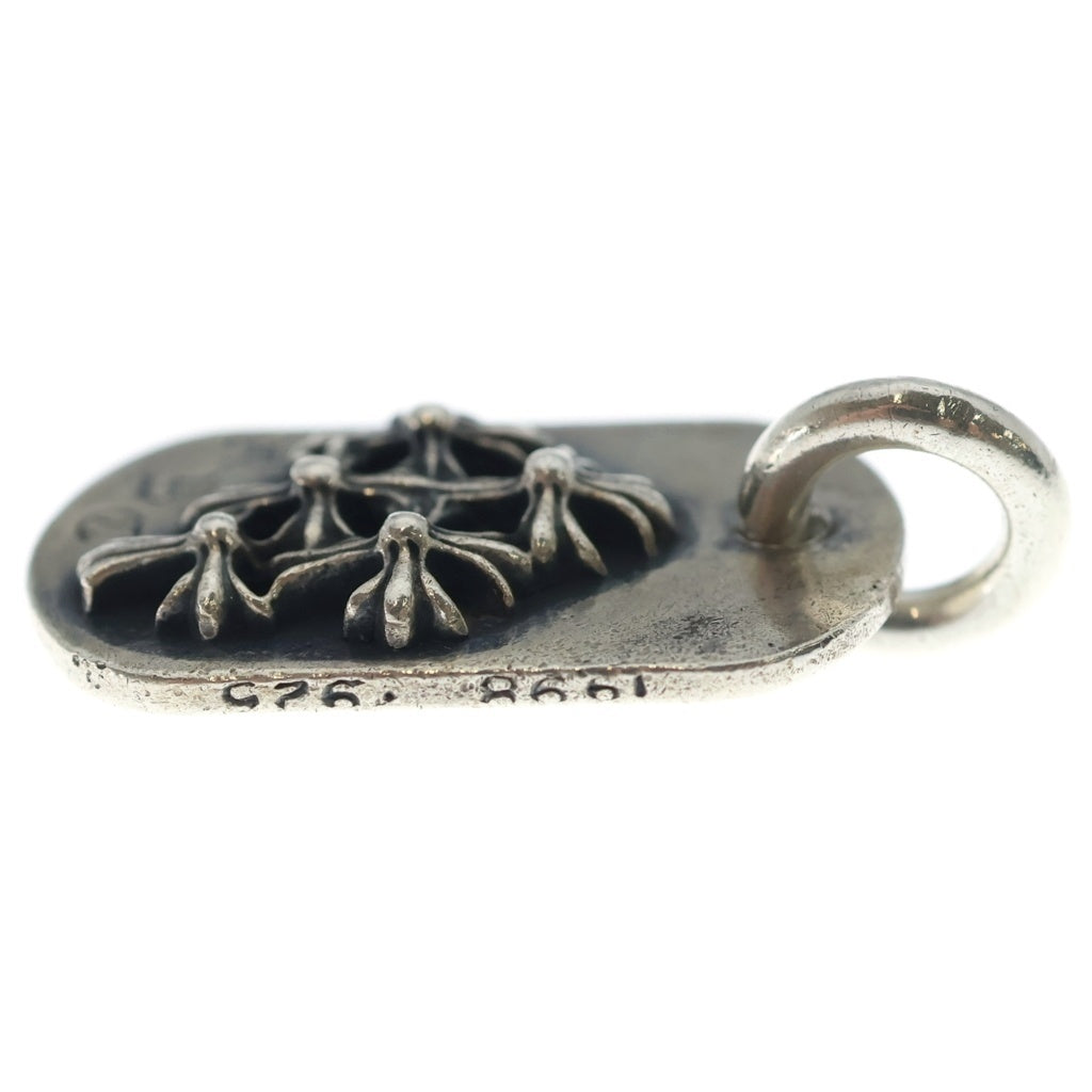 CHROME HEARTS(クロムハーツ) RAISED DOGTAG レイズドドッグタグ NYC限定 ネックレストップ シルバー