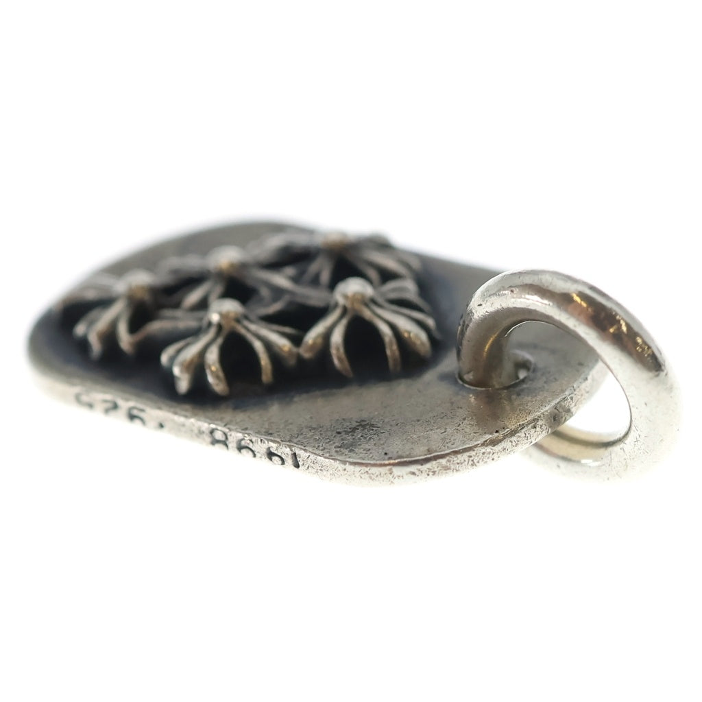 CHROME HEARTS(クロムハーツ) RAISED DOGTAG レイズドドッグタグ NYC限定 ネックレストップ シルバー
