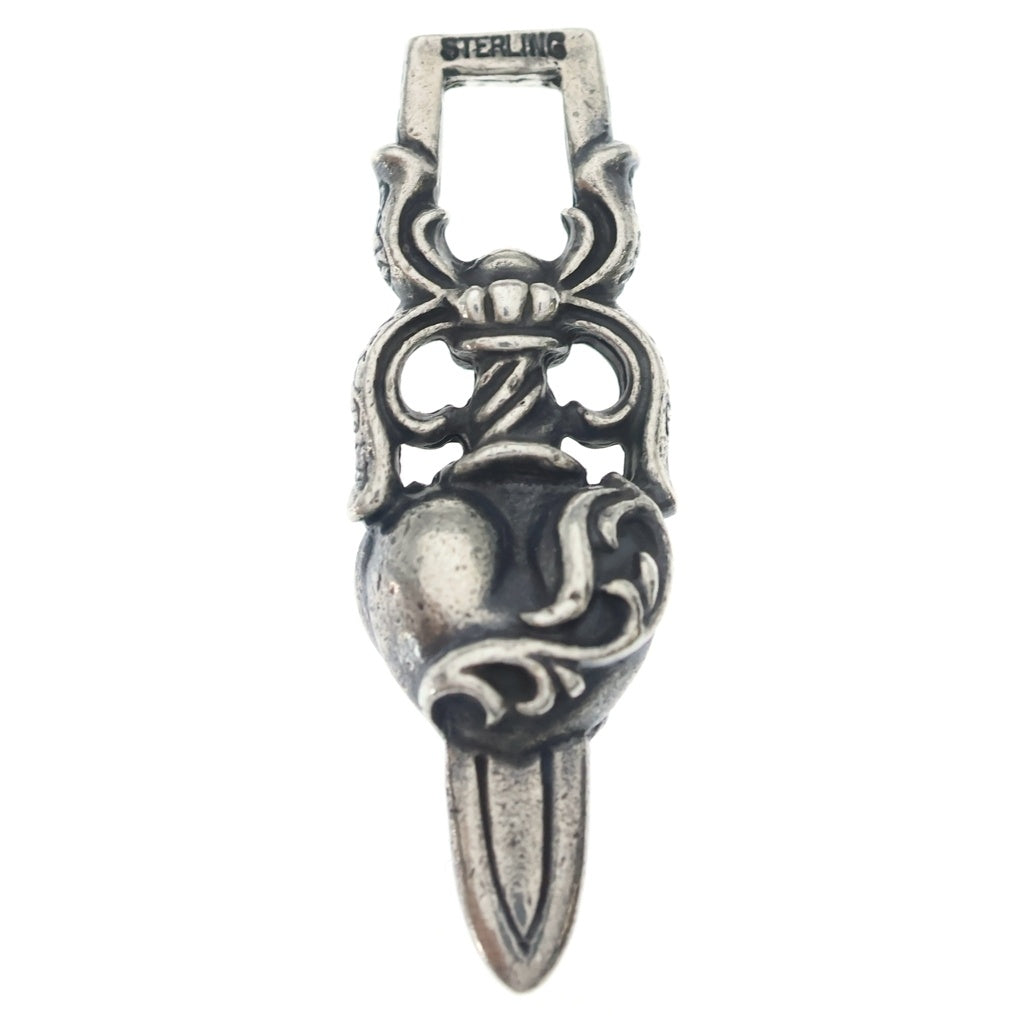 CHROME HEARTS(クロムハーツ) DAGGER HEART ダガーハート ペンダントトップ シルバー BCA243