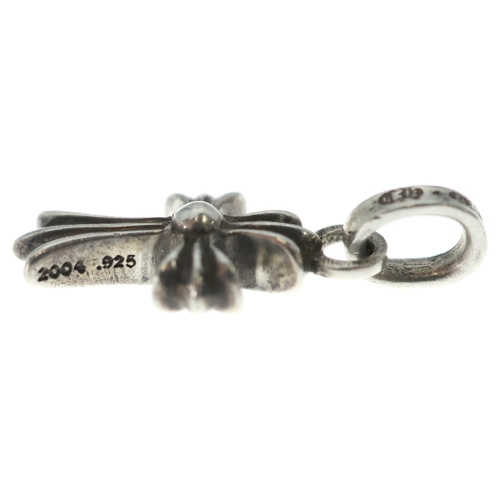 CHROME HEARTS(クロムハーツ) CRS BBYFAT P SAP ベイビーファットクロス PAVEサファイア ペンダントトップ シルバー BCA236
