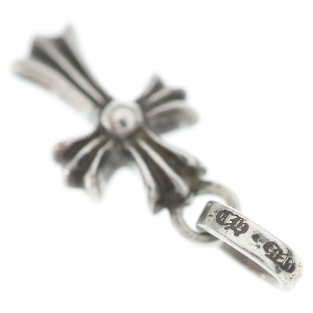 CHROME HEARTS(クロムハーツ) CRS BBYFAT P SAP ベイビーファットクロス PAVEサファイア ペンダントトップ シルバー BCA236