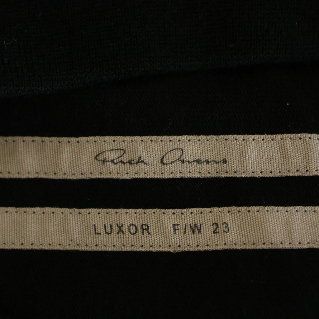 Rick Owens(リックオウエンス) JUMBO PETER FLIGHT ジップカーディガン ブラック RU02C7243-BA