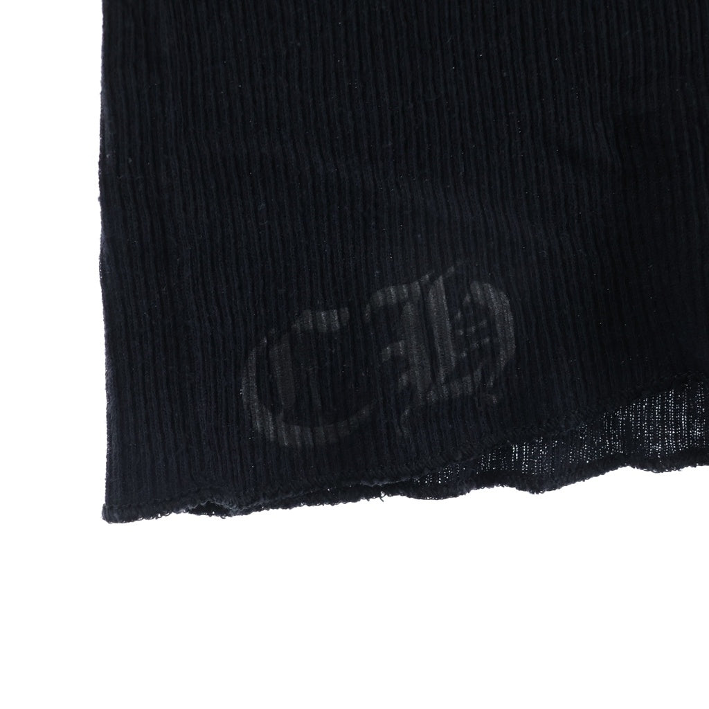 CHROME HEARTS(クロムハーツ) Back Horseshoe Print Tank Top バックホースシュープリント タンクトップ ブラック