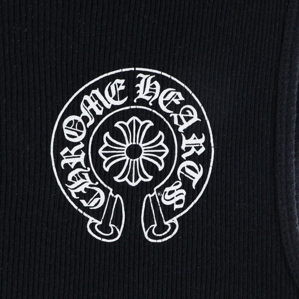 CHROME HEARTS(クロムハーツ) Back Horseshoe Print Tank Top バックホースシュープリント タンクトップ ブラック