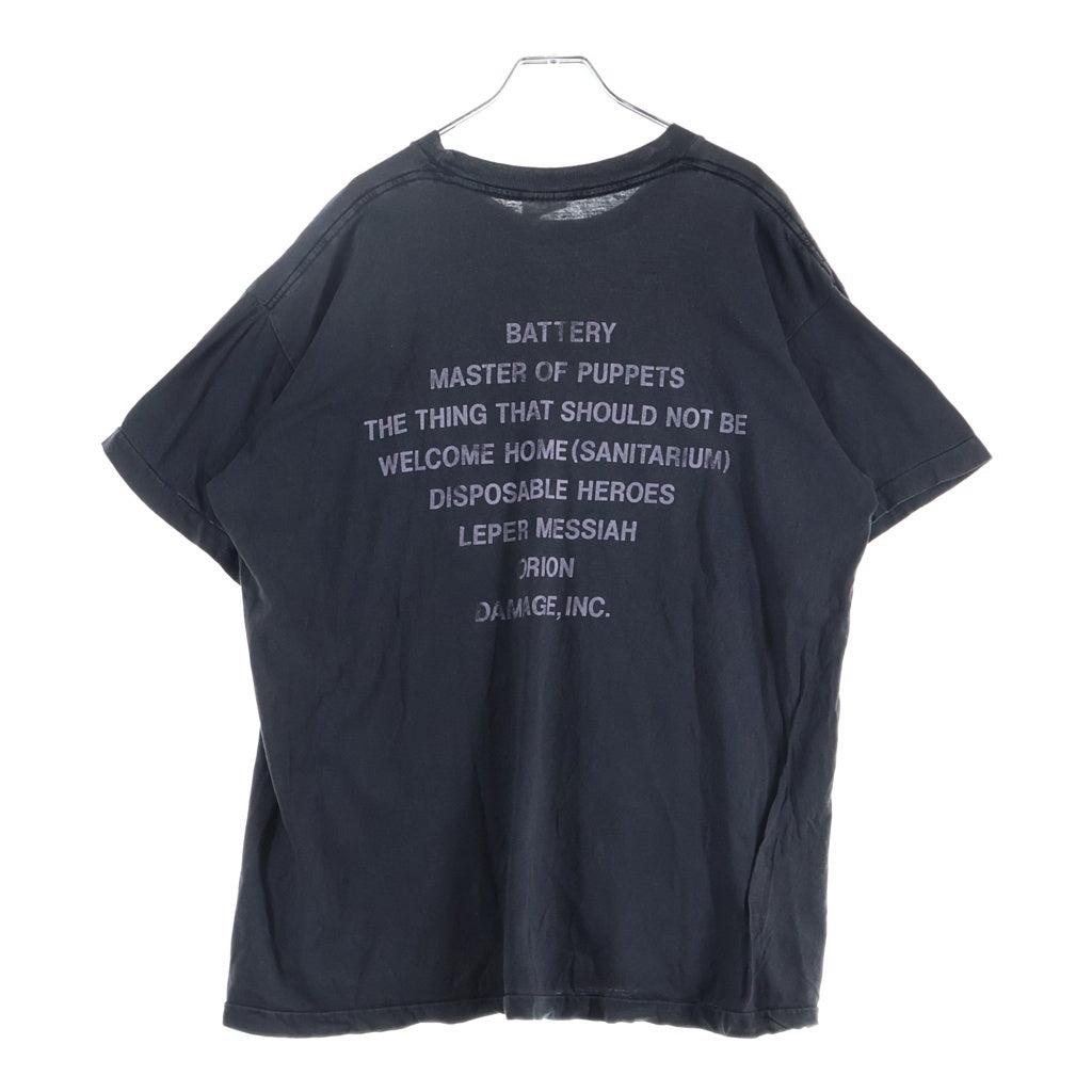 VINTAGE(ヴィンテージ) 90s METALLICA MASTER OF PUPPETS TEE メタリカ 両面プリント半袖Tシャツ カットソー ブラック