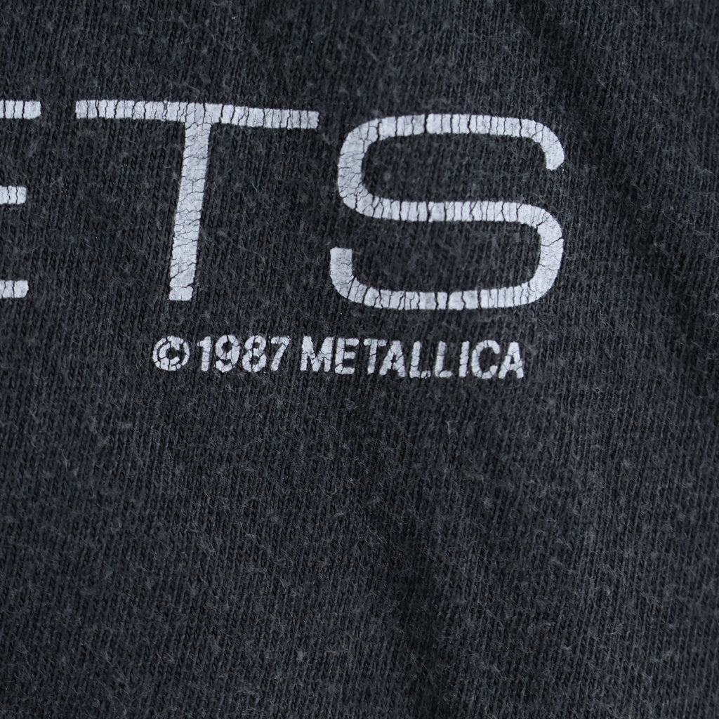 VINTAGE(ヴィンテージ) 90s METALLICA MASTER OF PUPPETS TEE メタリカ 両面プリント半袖Tシャツ カットソー ブラック