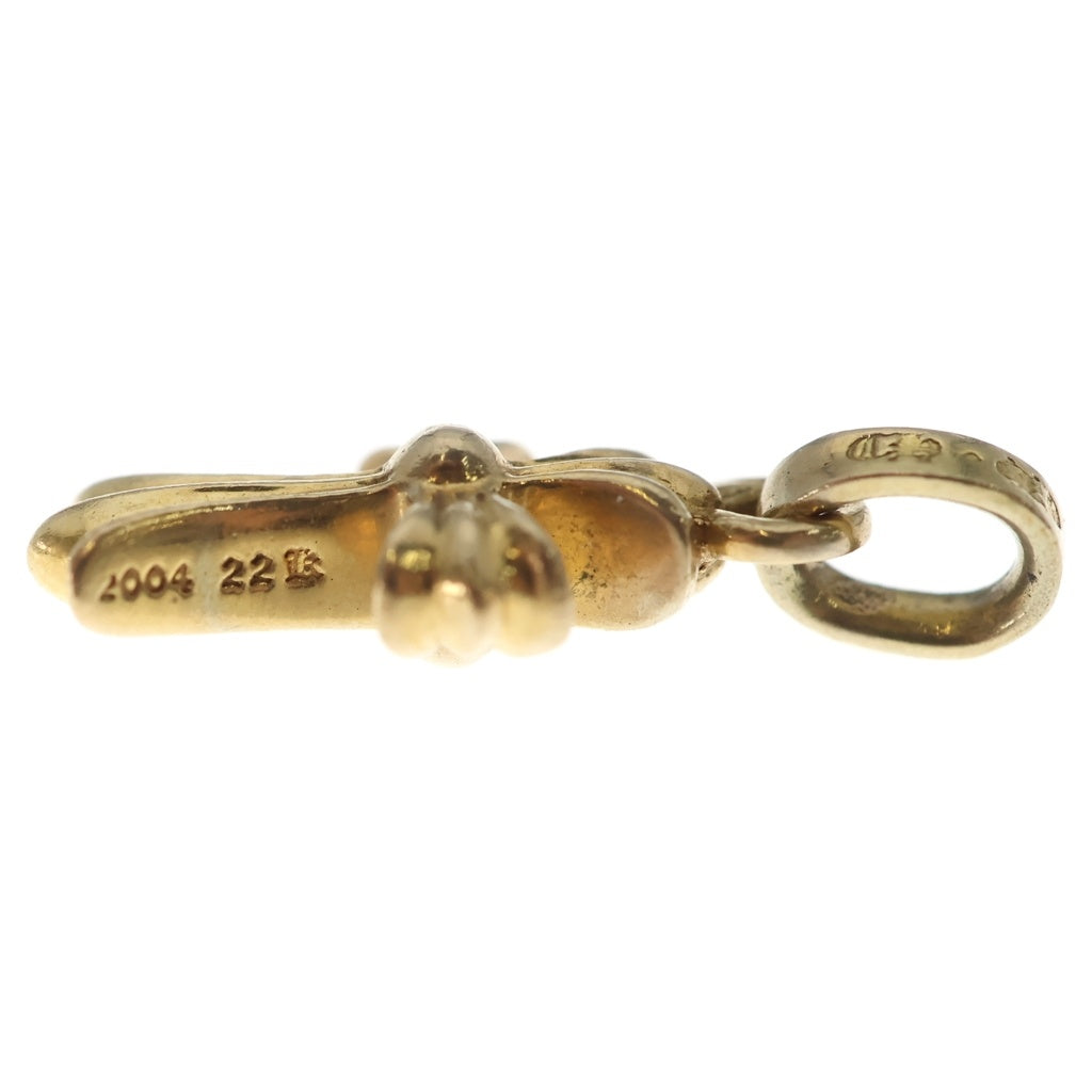CHROME HEARTS(クロムハーツ) 22K CRS BBYFAT ベイビーファットクロス ペンダントトップ ゴールドBCA037