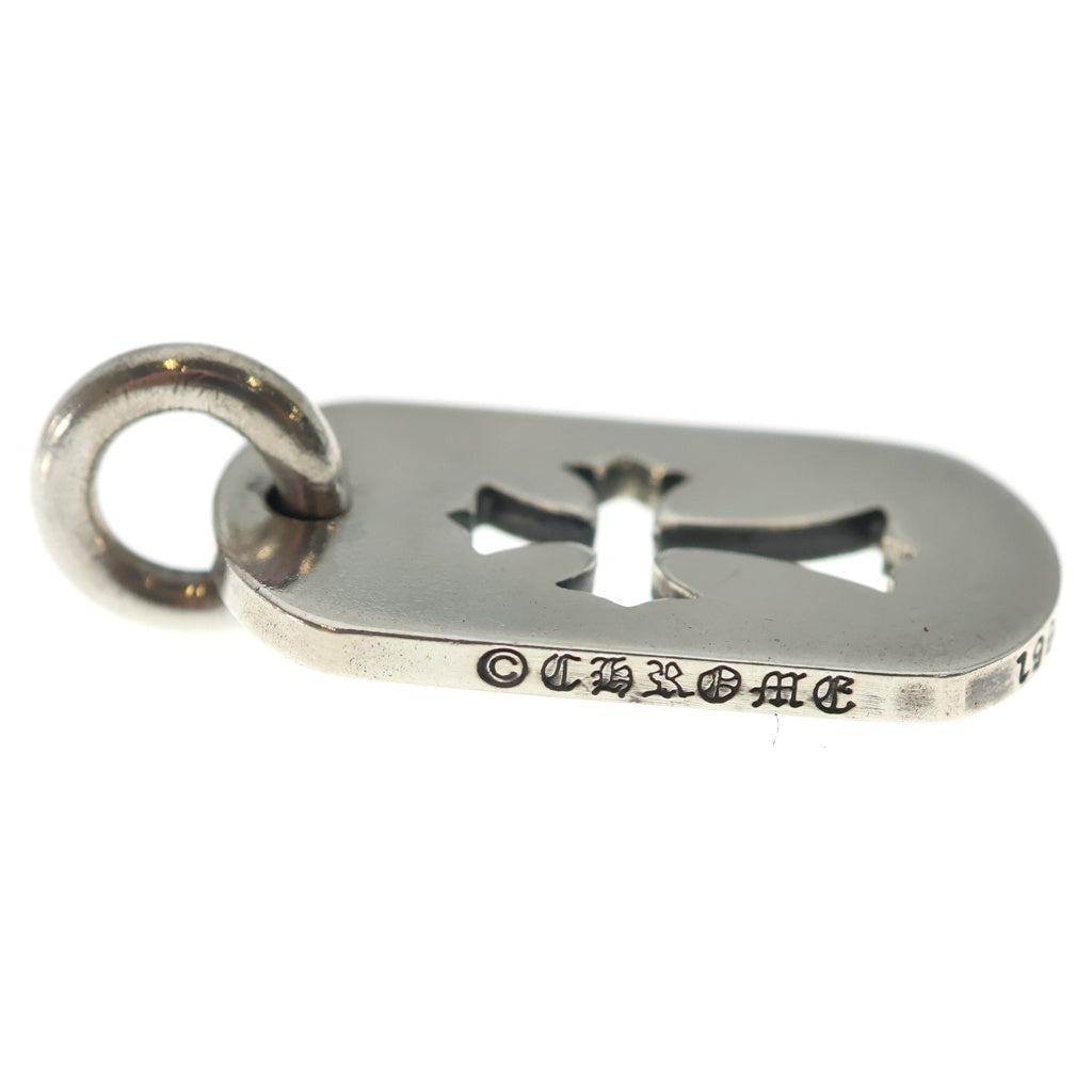CHROME HEARTS(クロムハーツ) D TAG SML CO CRS カットアウトクロスドッグタグ スモール ペンダントトップ シルバー BCA242