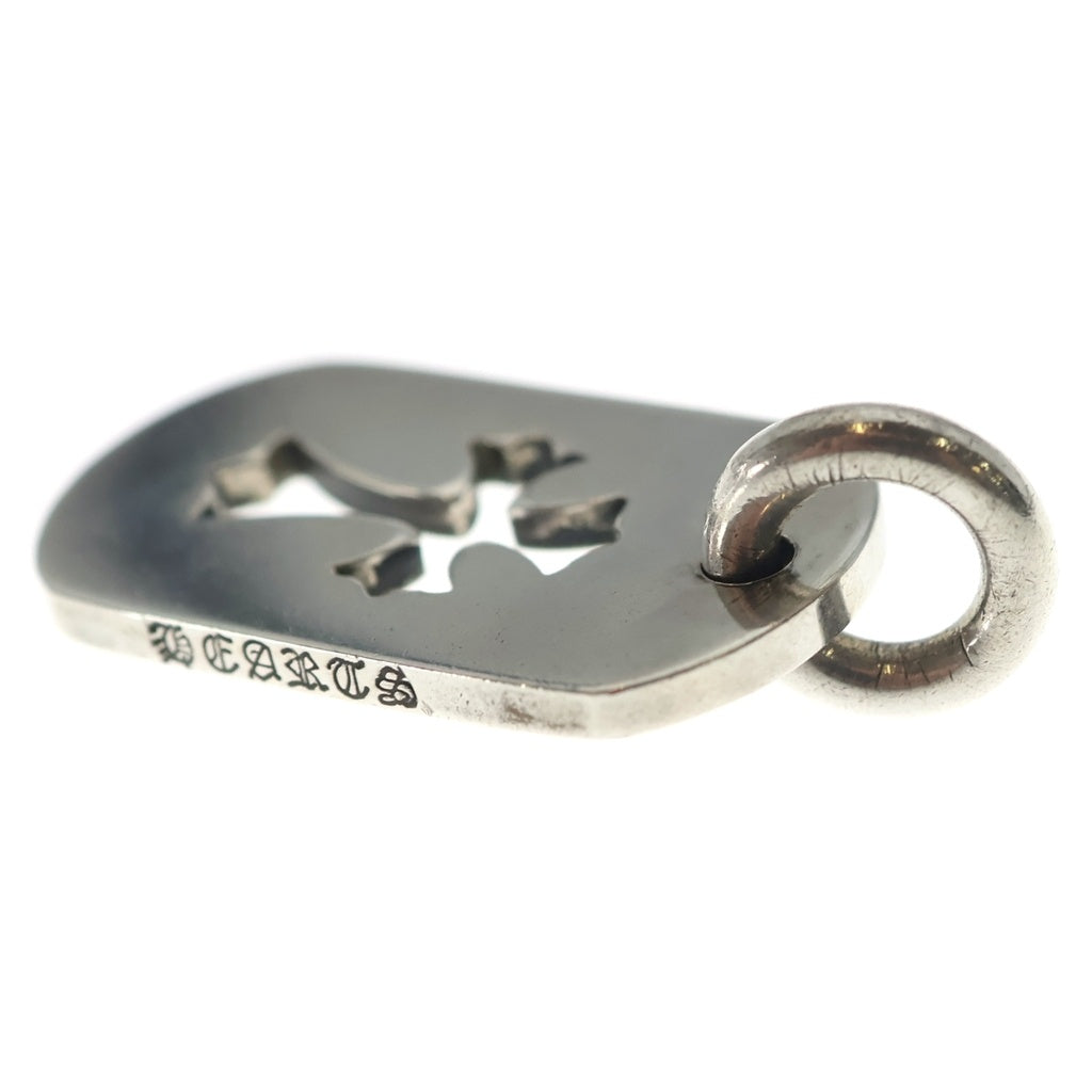 CHROME HEARTS(クロムハーツ) D TAG SML CO CRS カットアウトクロスドッグタグ スモール ペンダントトップ シルバー BCA242
