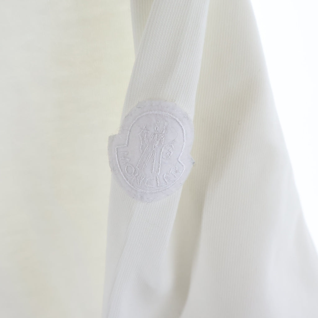 MONCLER(モンクレール) スキーピクセルロゴ プリント Tシャツ 半袖カットソー ホワイト J20918C00010