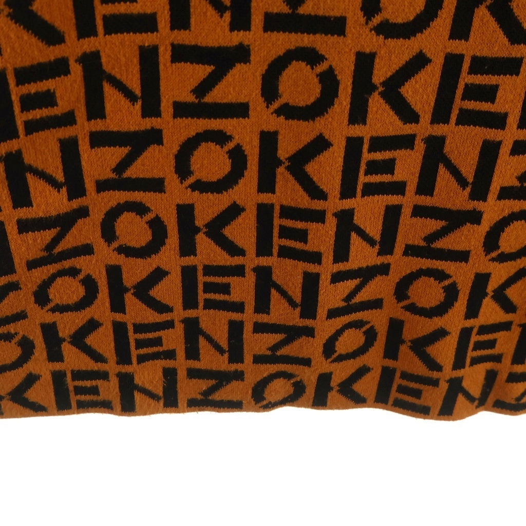 KENZO(ケンゾー) モノグラム オーバーサイズ ニット Tシャツ 半袖カットソー オレンジ FB65PU6383SC