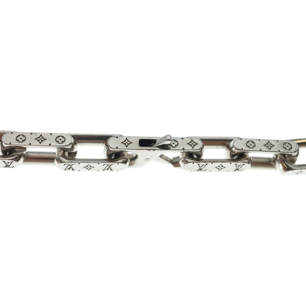LOUIS VUITTON(ルイヴィトン) コリエ チェーンモノグラム ネックレス シルバー M64196 レディース