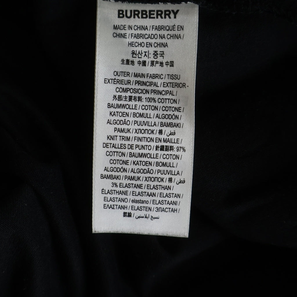 BURBERRY(バーバリー) 22SS HORSEFERRY PRINT TEE Tシャツ 半袖カットソー ブラック 8040694
