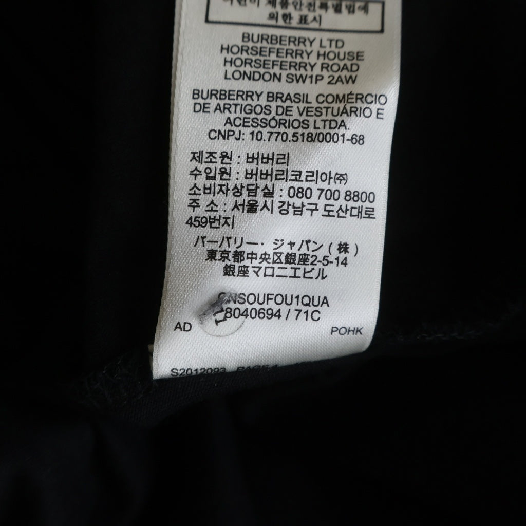 BURBERRY(バーバリー) 22SS HORSEFERRY PRINT TEE Tシャツ 半袖カットソー ブラック 8040694