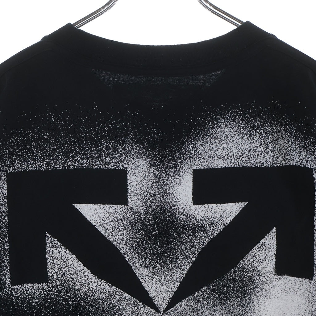 OFF-WHITE(オフホワイト) バックアロー プリント Tシャツ 半袖カットソー ブラック OMAA027E20JER006