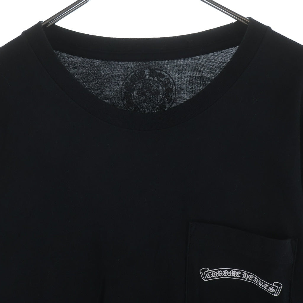 CHROME HEARTS(クロムハーツ) CH L/S T-SHIRT バックスクロールロゴ 長袖Tシャツ ロンT ブラック
