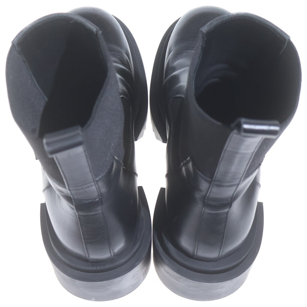 Rick Owens(リックオウエンス) 23SS Beatle Bogun ビートルボーガン カーフレザー サイドゴア ブーツ ブラック RU01C4832