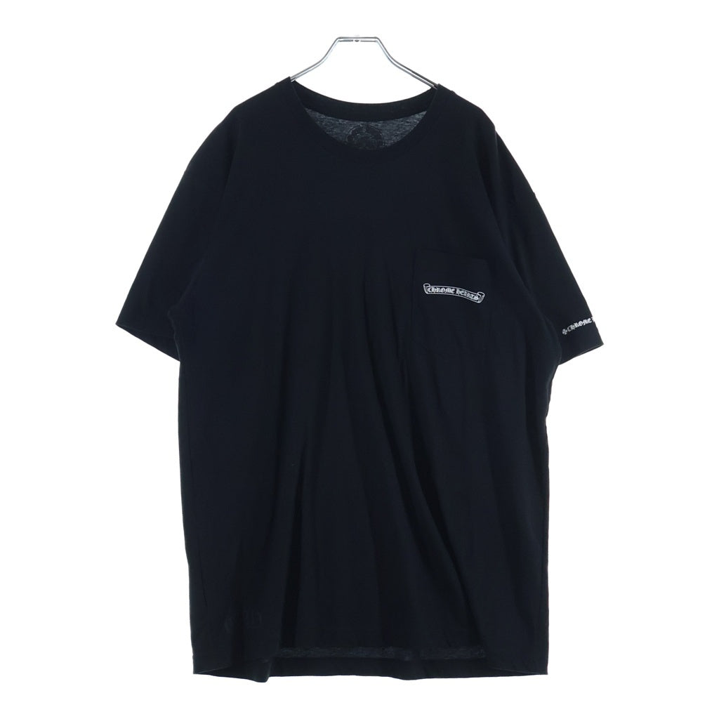 CHROME HEARTS(クロムハーツ) CH T-SHRT 1 スクロールラベルバックプリント半袖Tシャツカットソー ブラック