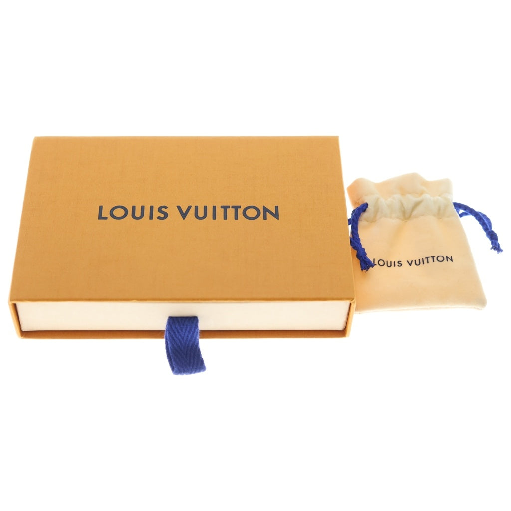 LOUIS VUITTON(ルイヴィトン) パンダント・LVアイコニックフラワー モノグラム メタル ジルコンピアス ゴールド/シルバー M01287 レディース