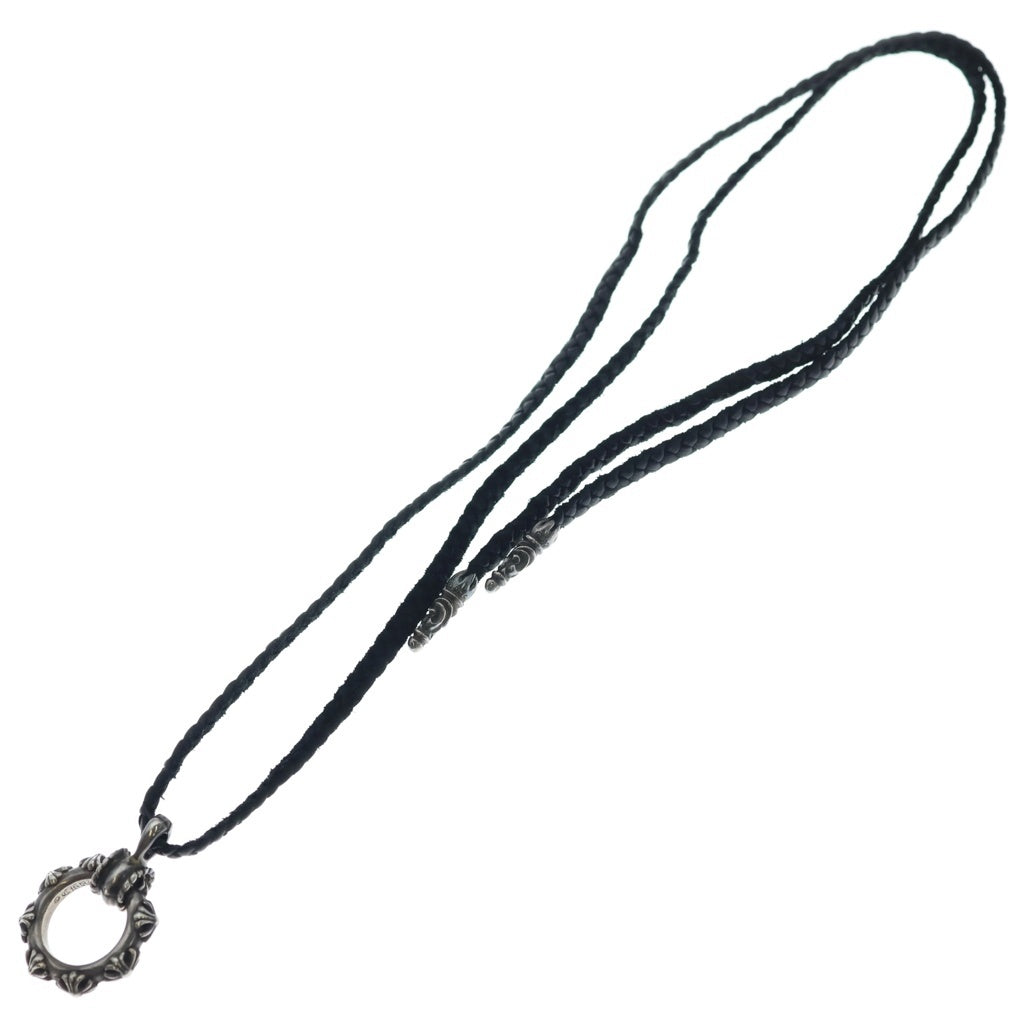 CHROME HEARTS(クロムハーツ) EWLP CROSS BAND クロスバンド アイウェアループ レザーブレード シルバー
