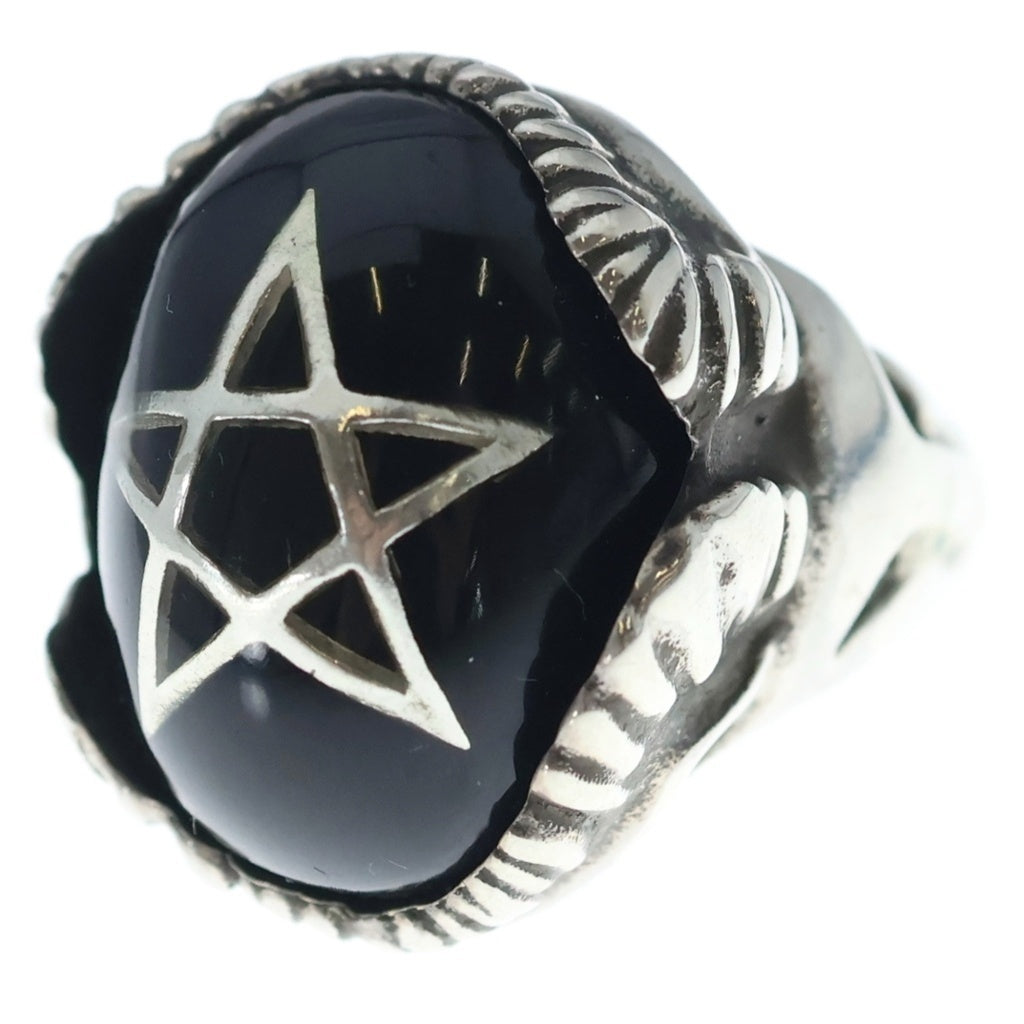 ALEX STREETER(アレックスストリーター) Devil Heart Ring デビルハートリング シルバー/ブラック