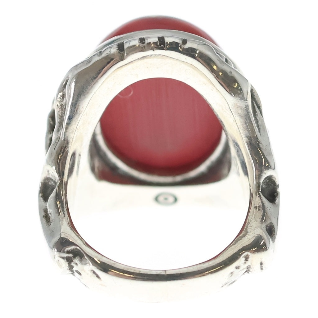 ALEX STREETER(アレックスストリーター) Angel Heart Ring エンジェルハートリング ハーレクイン シルバー/レッド