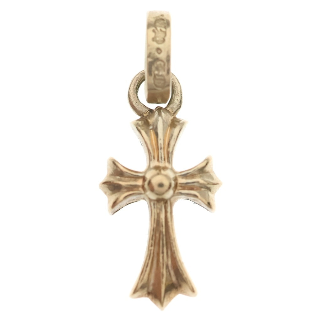 CHROME HEARTS(クロムハーツ) 22K CRS BBYFAT P SAP P ベイビーファット PAVEピンクサファイア ネックレストップ ゴールド