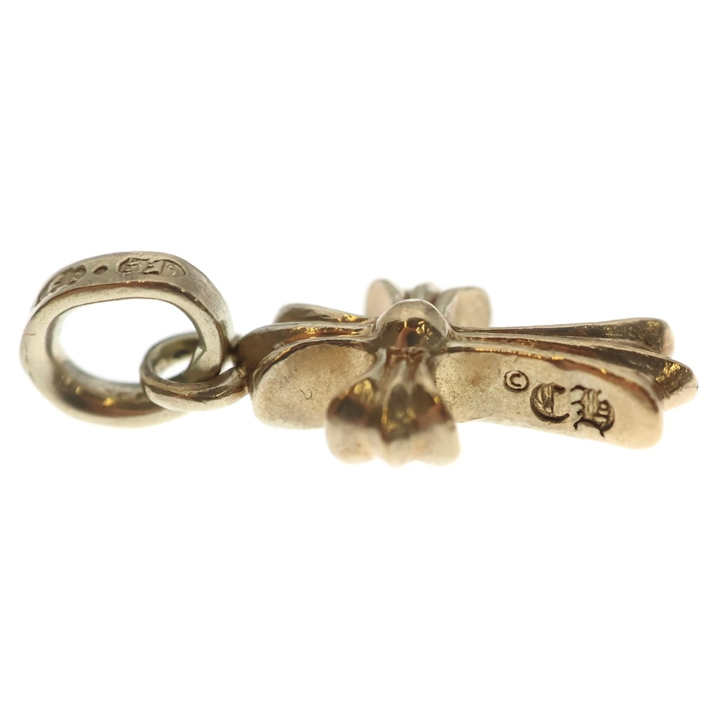 CHROME HEARTS(クロムハーツ) 22K CRS BBYFAT P SAP P ベイビーファット PAVEピンクサファイア ネックレストップ ゴールド